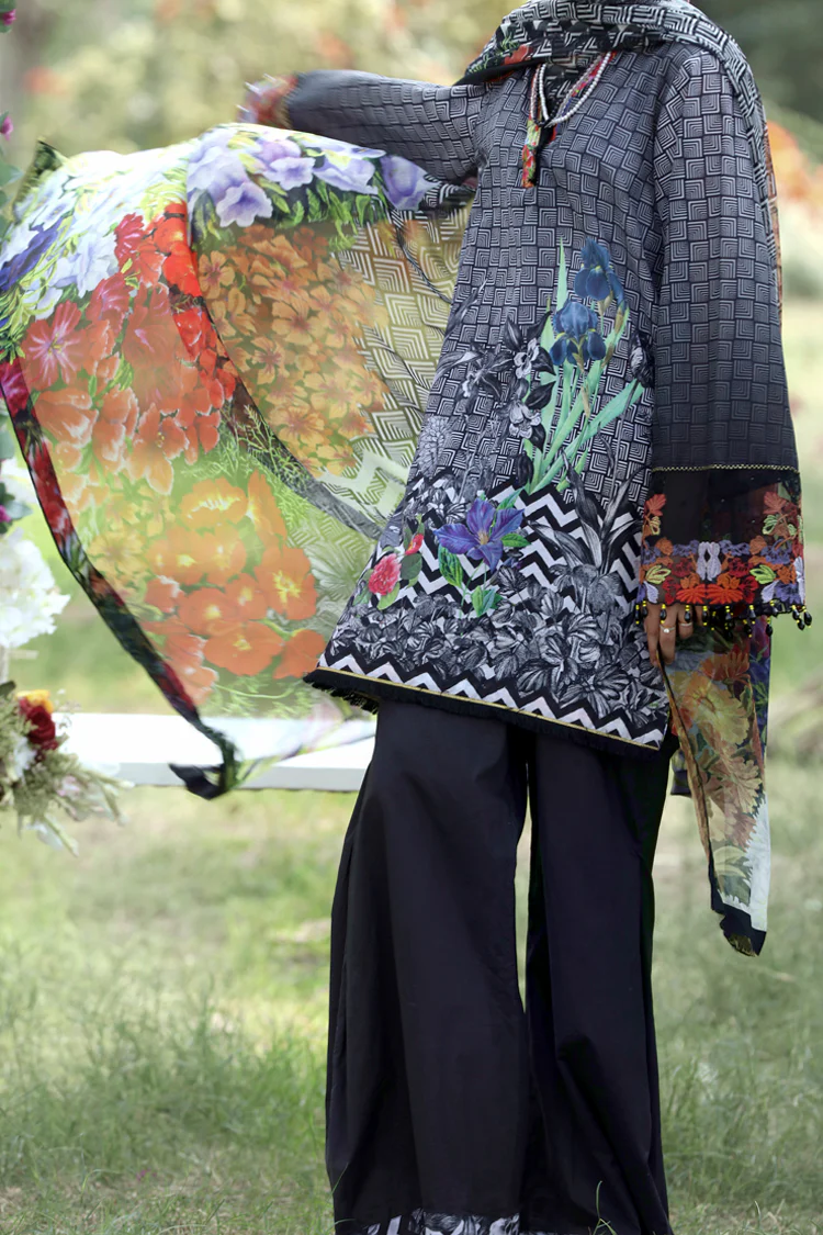 Black 3 Piece Stitched - ALP-457 - Image 4