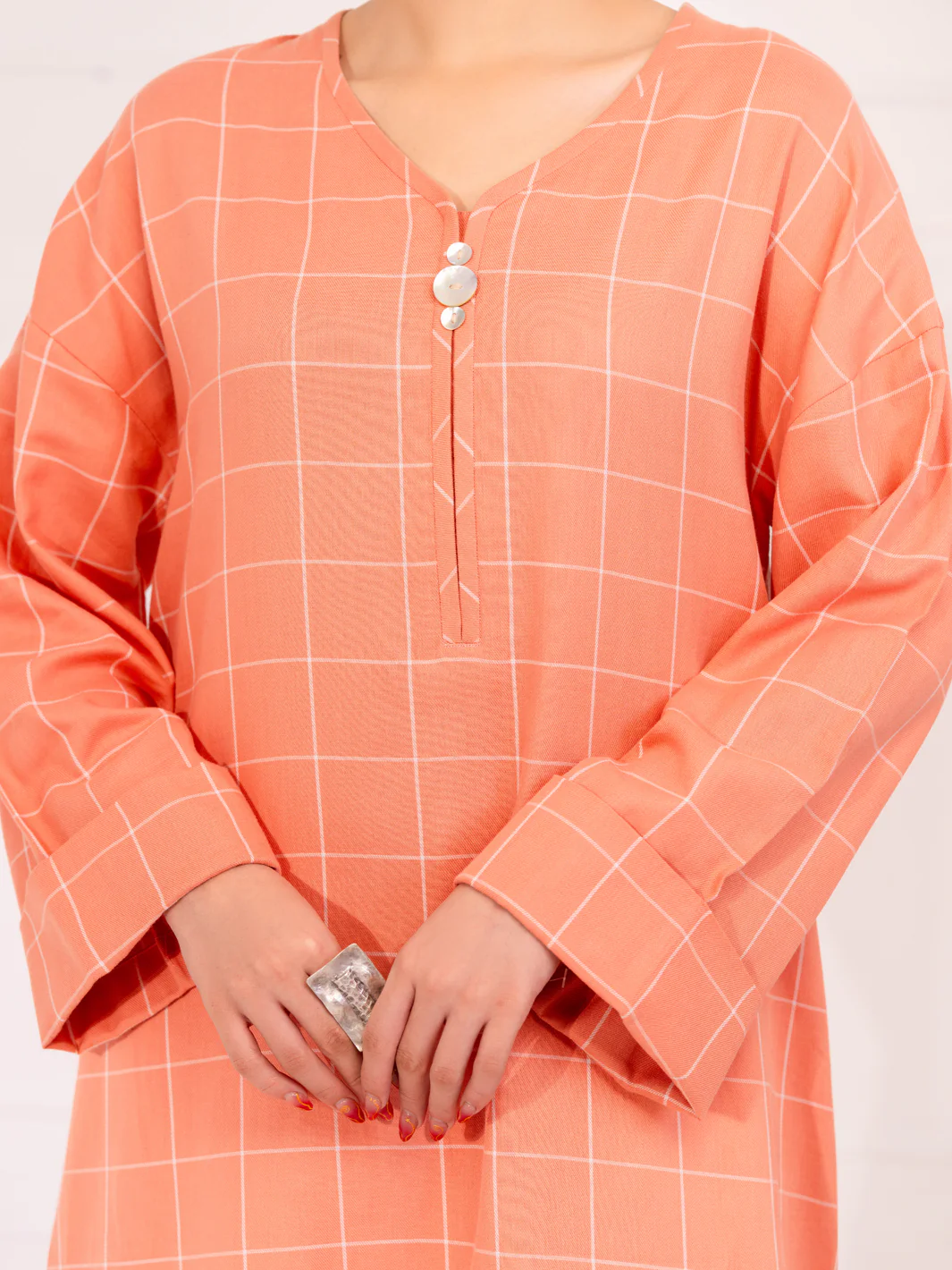 Light Pink 2Pc Stitched - AL-2PS-LKS-1076 - Image 3