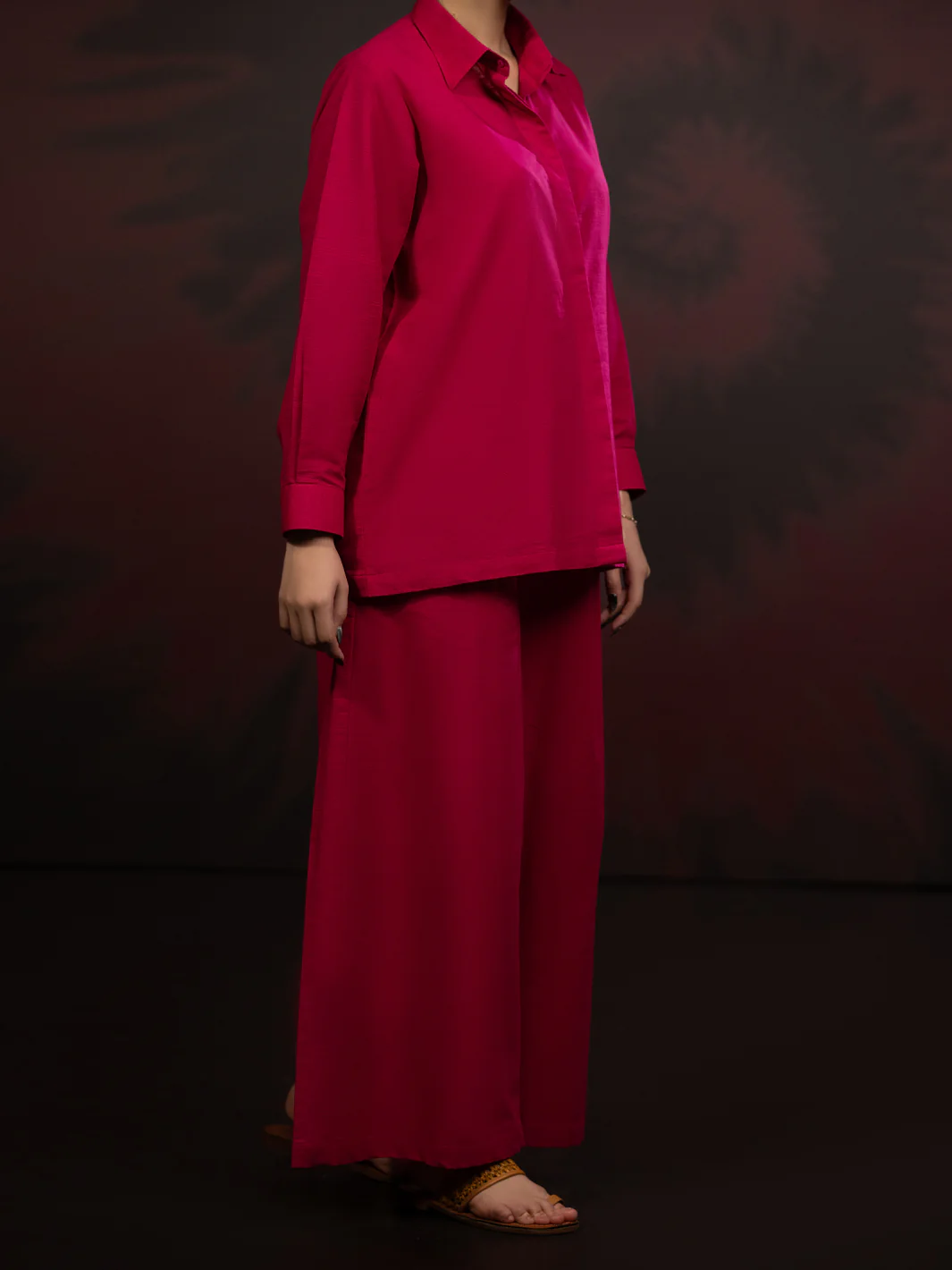 Pink Light Slub Khaddar 2Pc Stitched - AL-2PS-LKS-1084 - Image 4