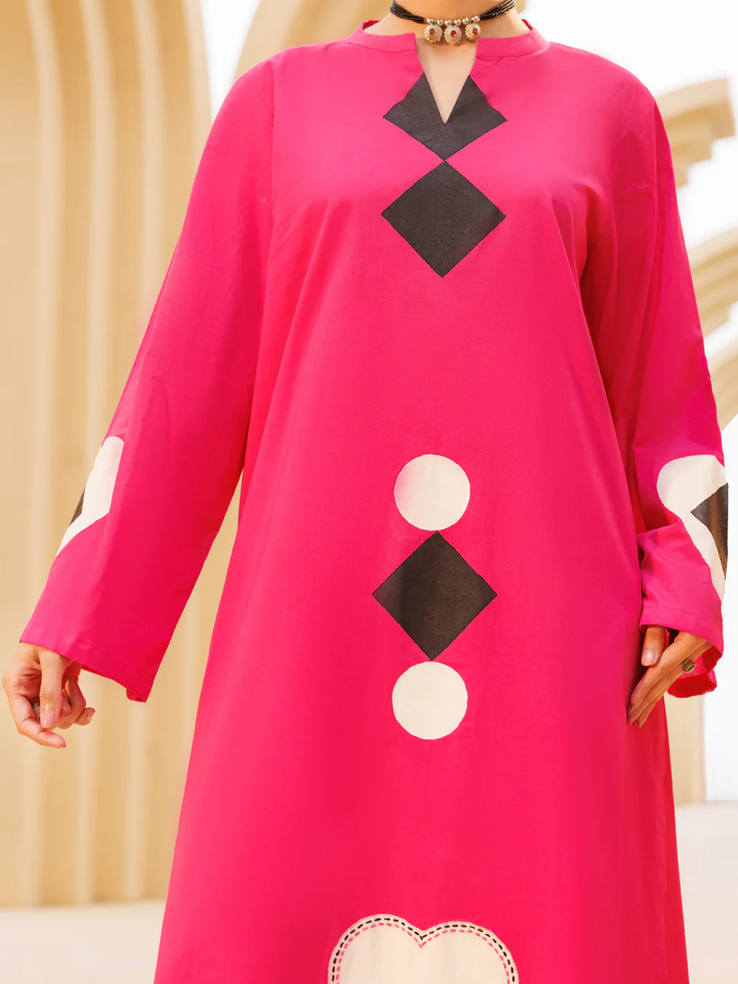Fuchsia Lawn 2Pc Stitched - AL-2PS-LKS-1164 - Image 6