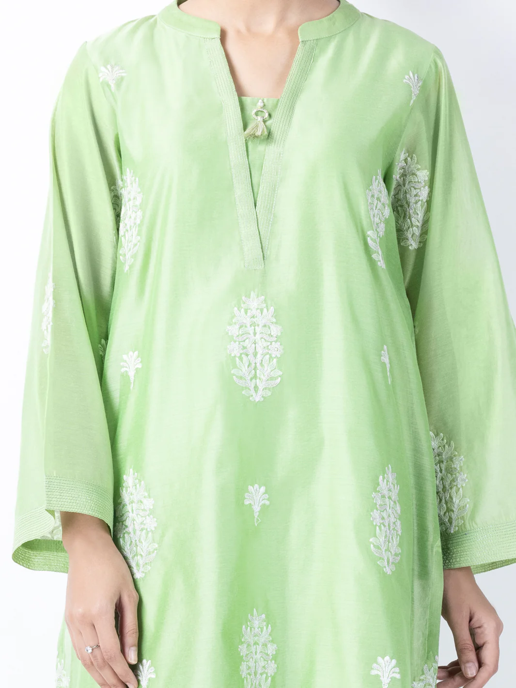 Light Green Modal 2Pc Stitched - AL-2PS-LKS-949B - Image 3