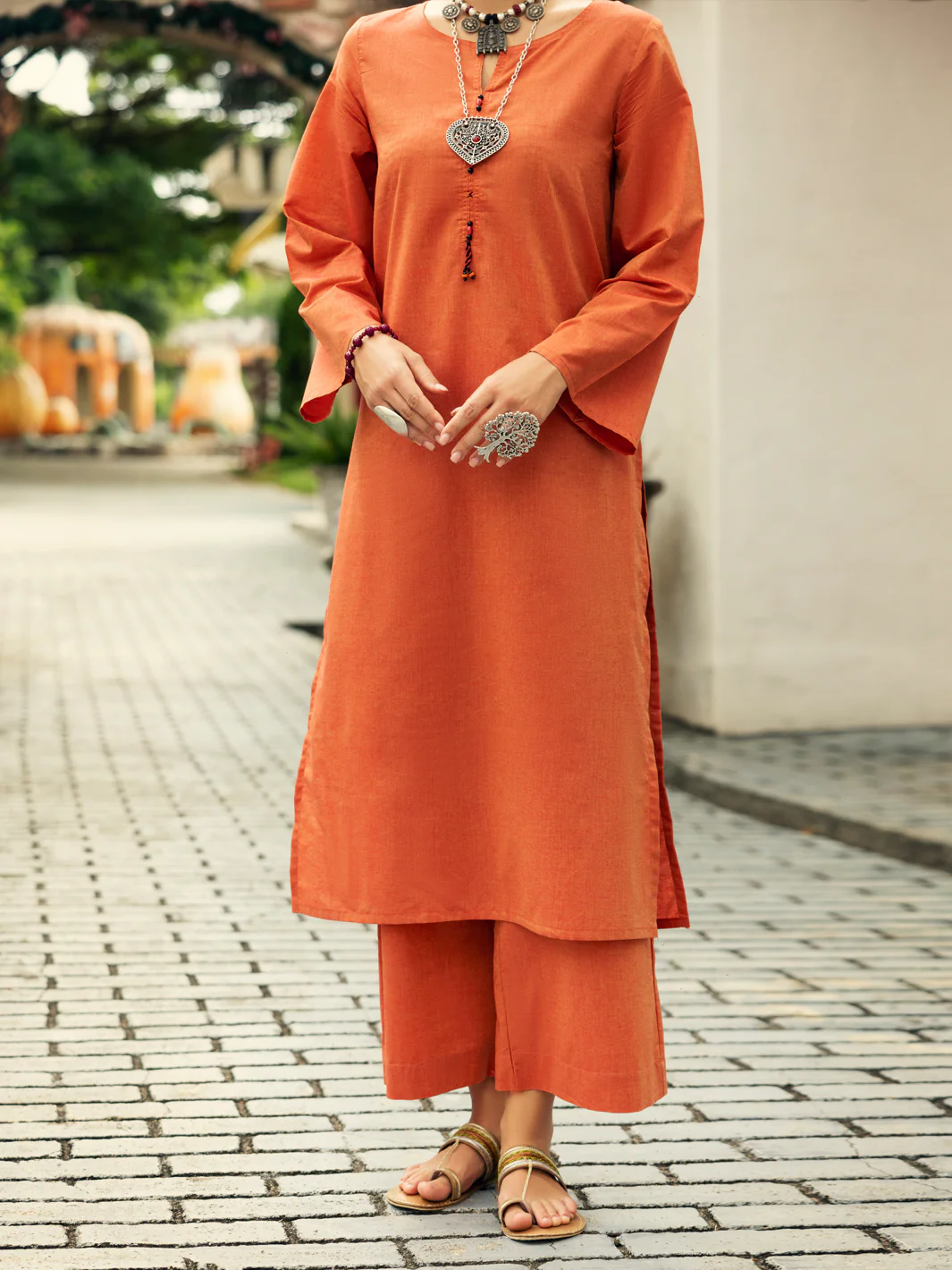 Mustard Yarn Dyed Formal 2 Piece Stitched - AL-2PS-LKS-984