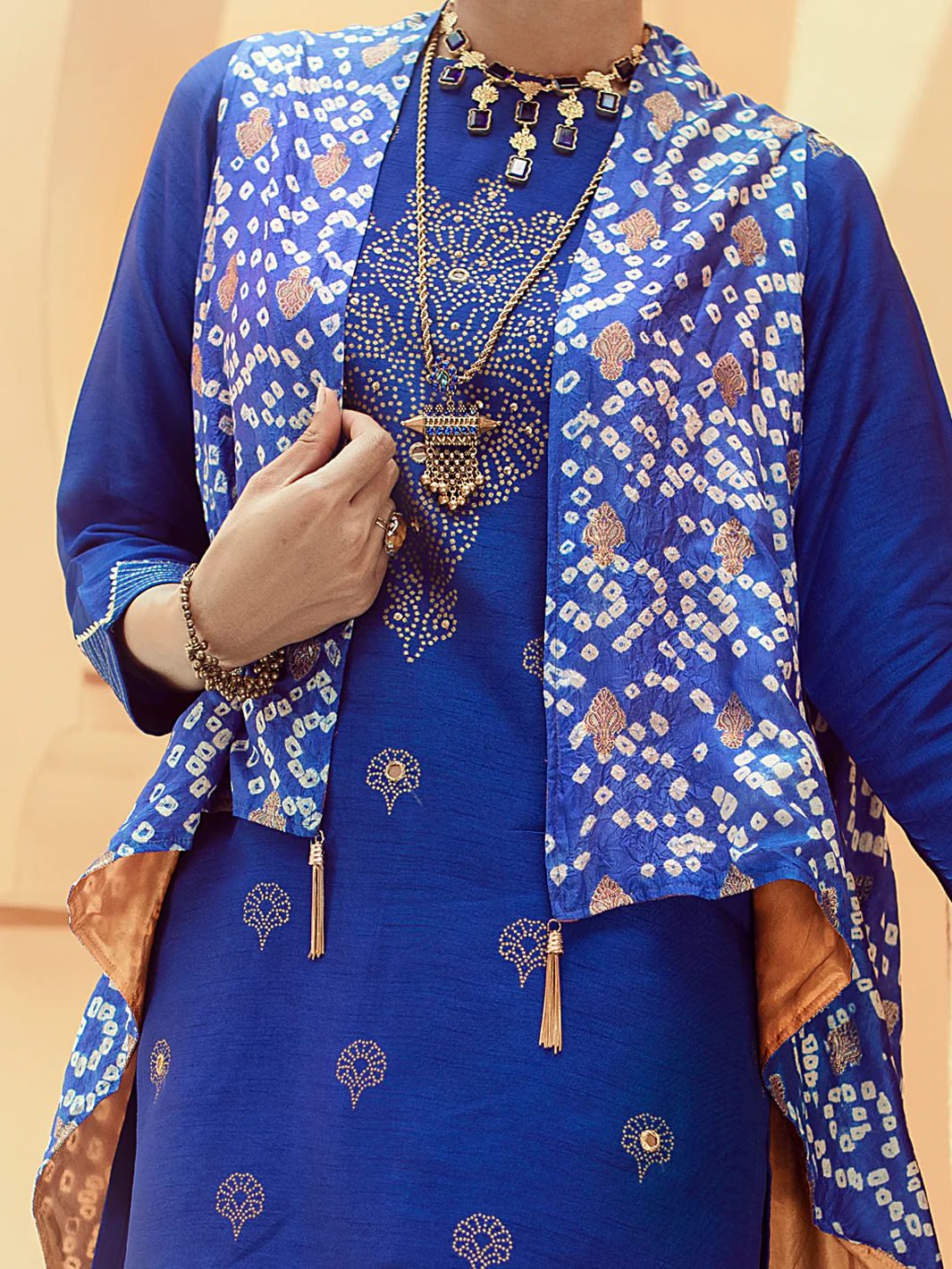Blue 2 Piece Formal Stitched - AL-2PS-LS-320 - Image 3