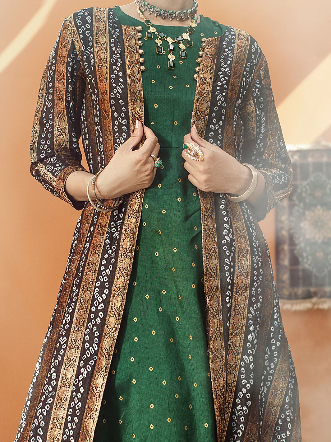 Green 2 Piece Formal Stitched - AL-2PS-LS-321 - Image 6