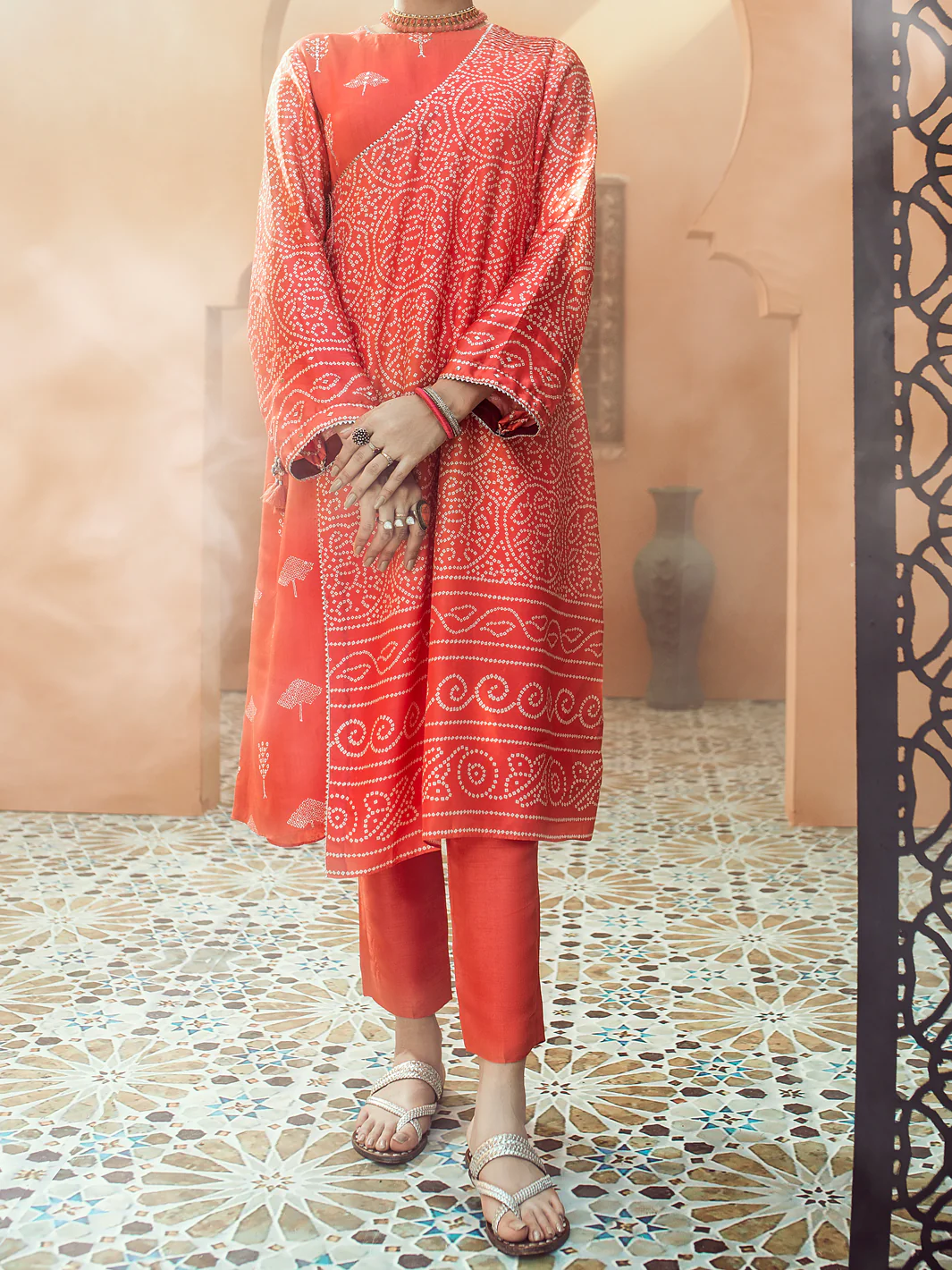 Pink 2 Piece Formal Stitched - AL-2PS-LS-322 - Image 2