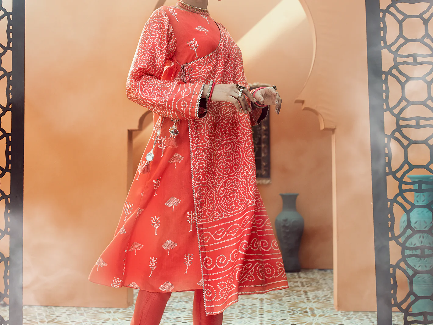 Pink 2 Piece Formal Stitched - AL-2PS-LS-322 - Image 5