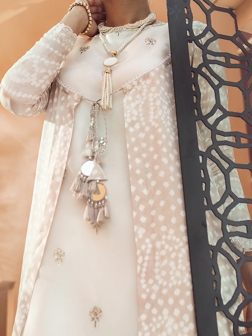Beige 2 Piece Formal Stitched - AL-2PS-LS-324 - Image 4