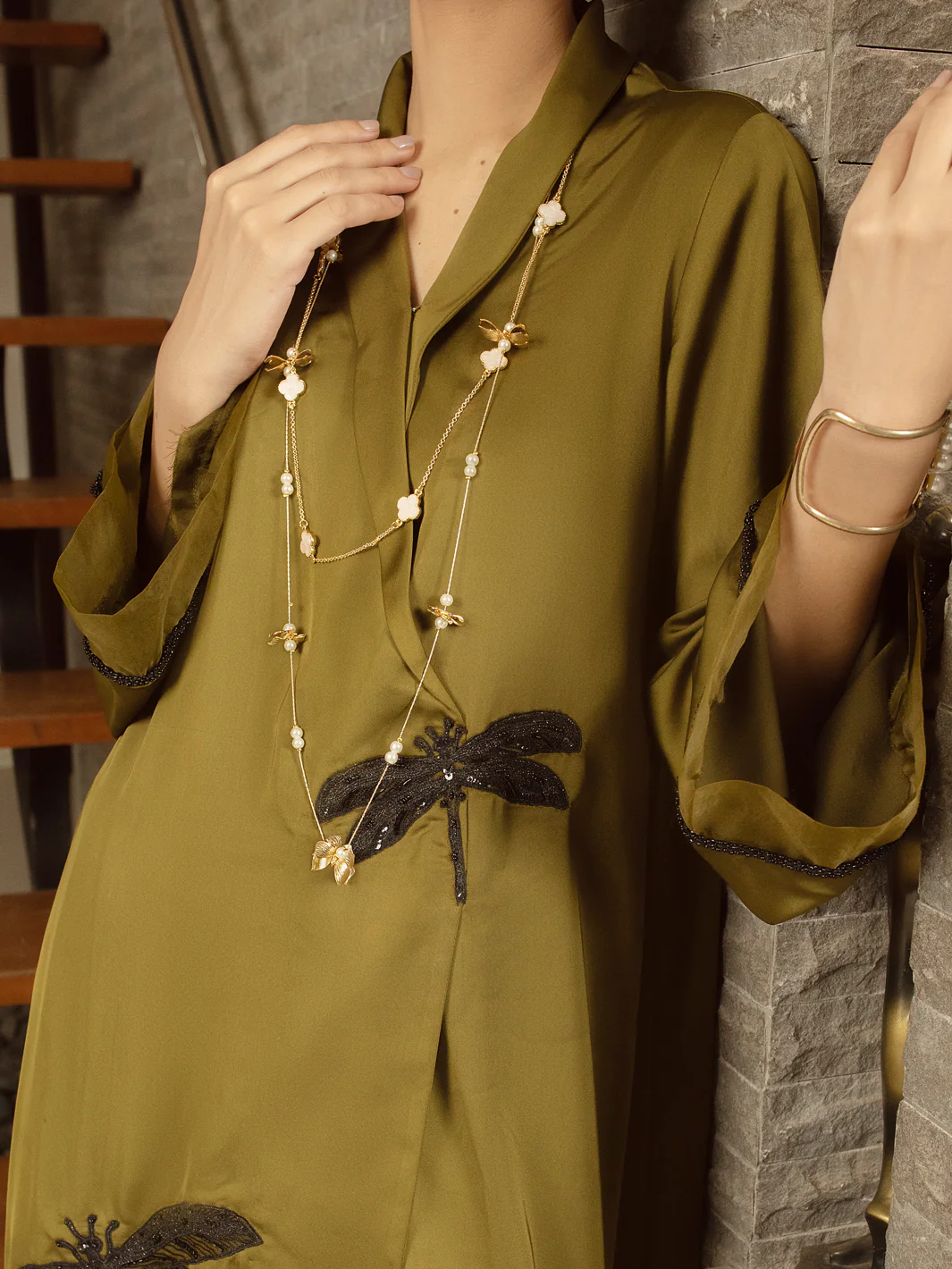 Green 2 Piece Formal Stitched - AL-2PS-LS-367 - Image 4