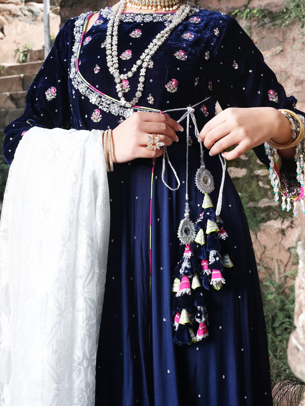 Blue 3 Piece Formal - AL-3PS-LS-296 - Image 2