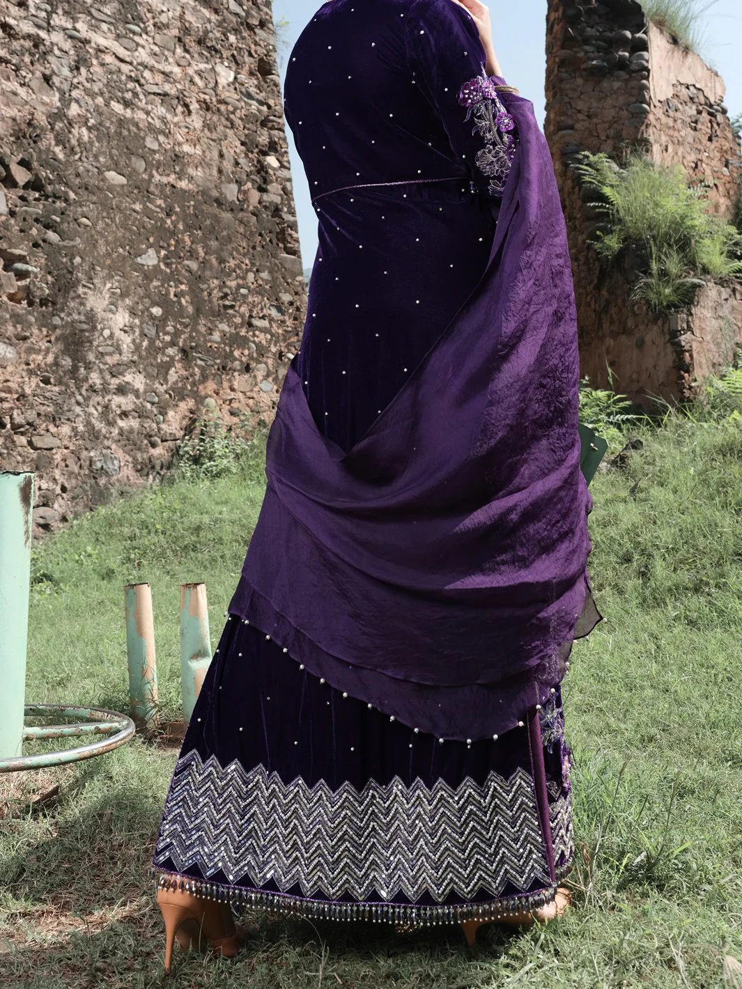 Purple 3 Piece Formal - AL-3PS-LS-300 - Image 3