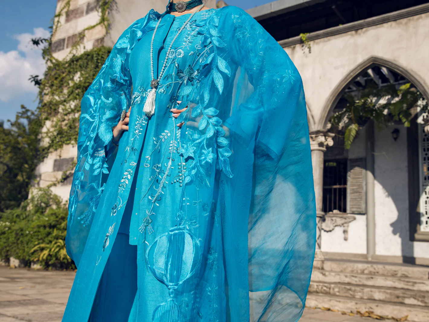 Ferozi Raw Silk 3 Piece Formal Stitched - AL-3PS-LS-402 - Image 3