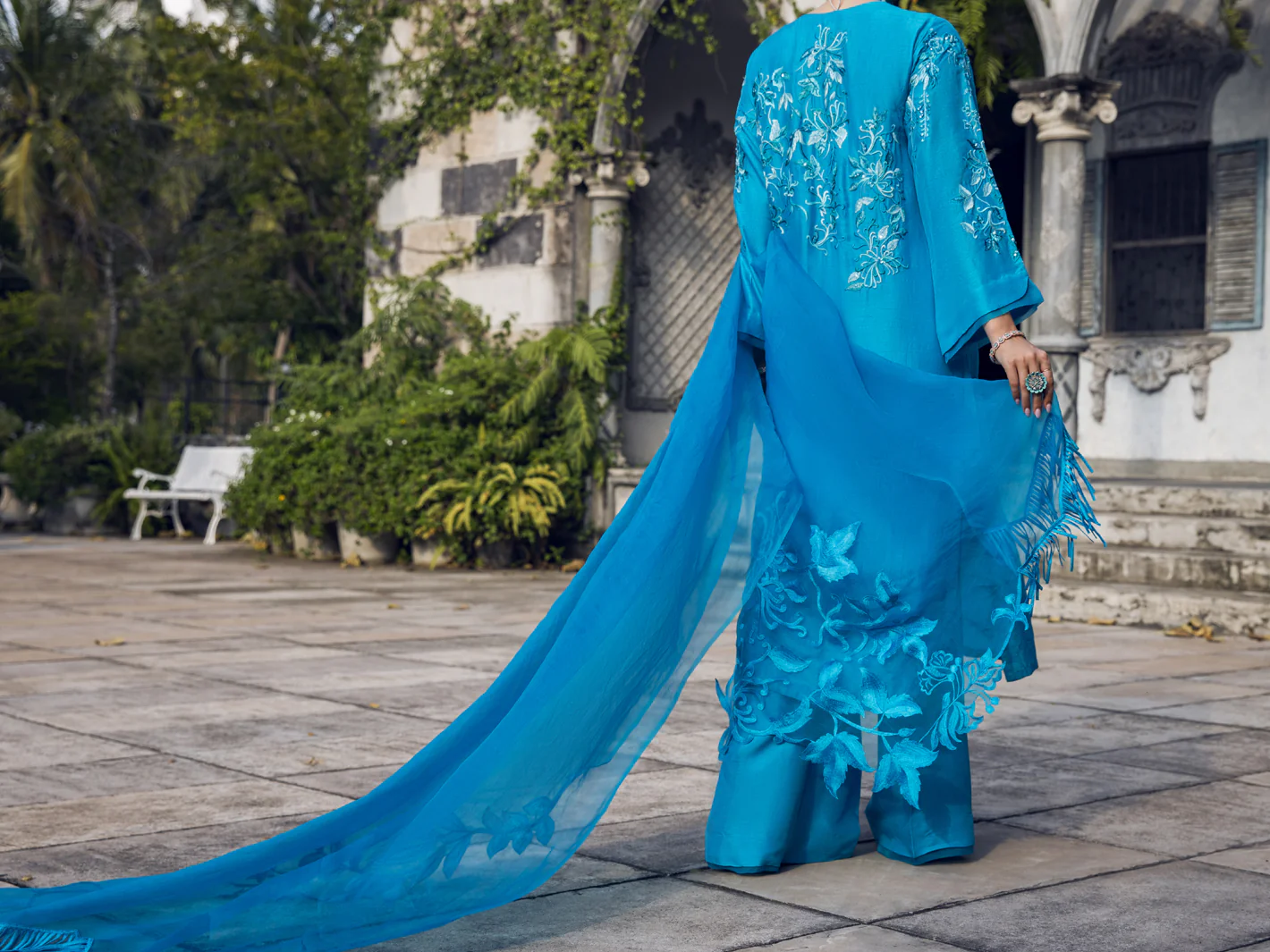 Ferozi Raw Silk 3 Piece Formal Stitched - AL-3PS-LS-402 - Image 4