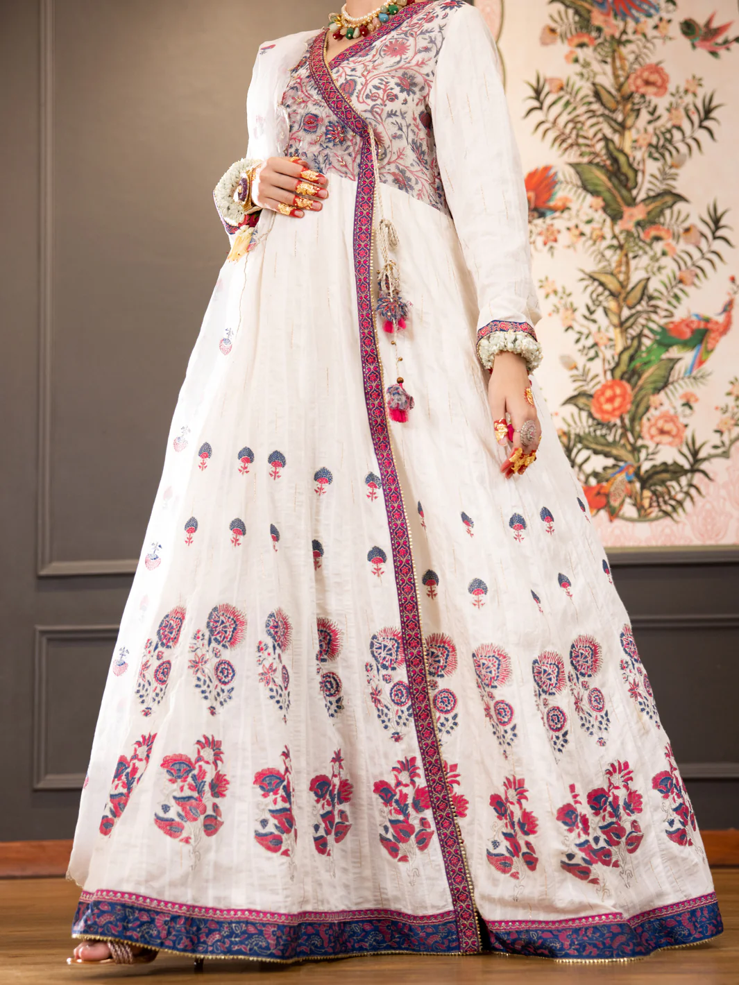 White Yarn Dyed 3Pc Formal Stitched - AL-3PS-LS-466