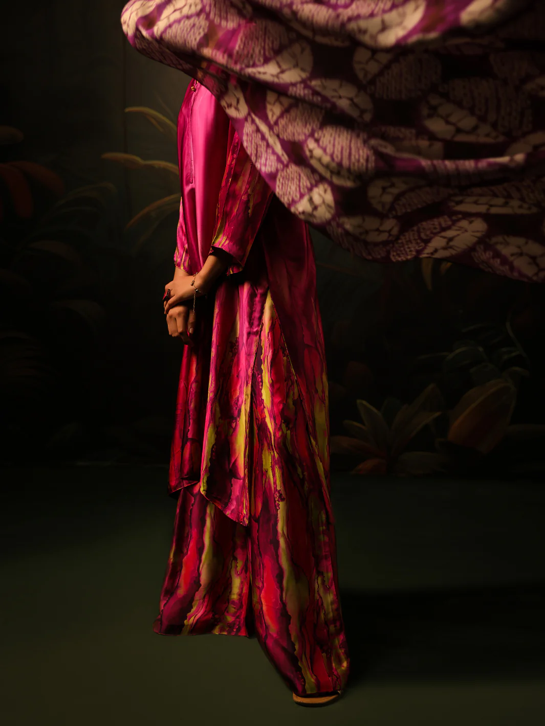 Purple Silk Formal 3Pc Stitched - AL-3PS-SS-LS-587 - Image 3