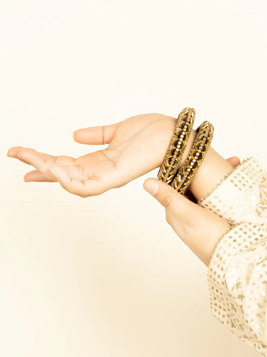 Wine Bangles - AL-BG-1043 - Image 2