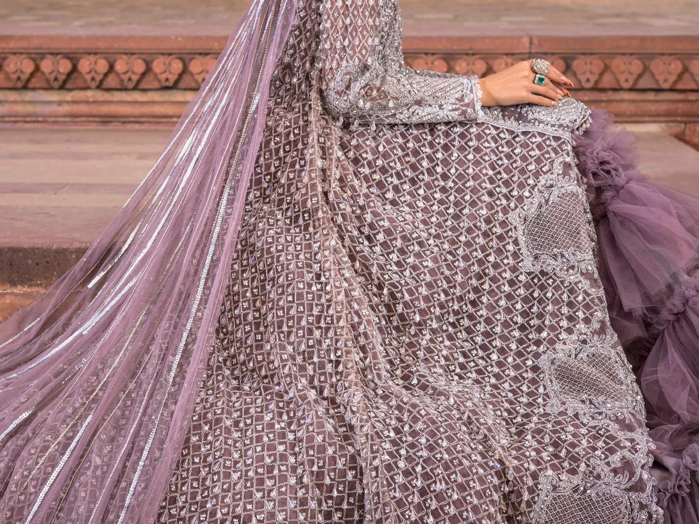 Bridal Dress - AL-BRD-011 - Image 4