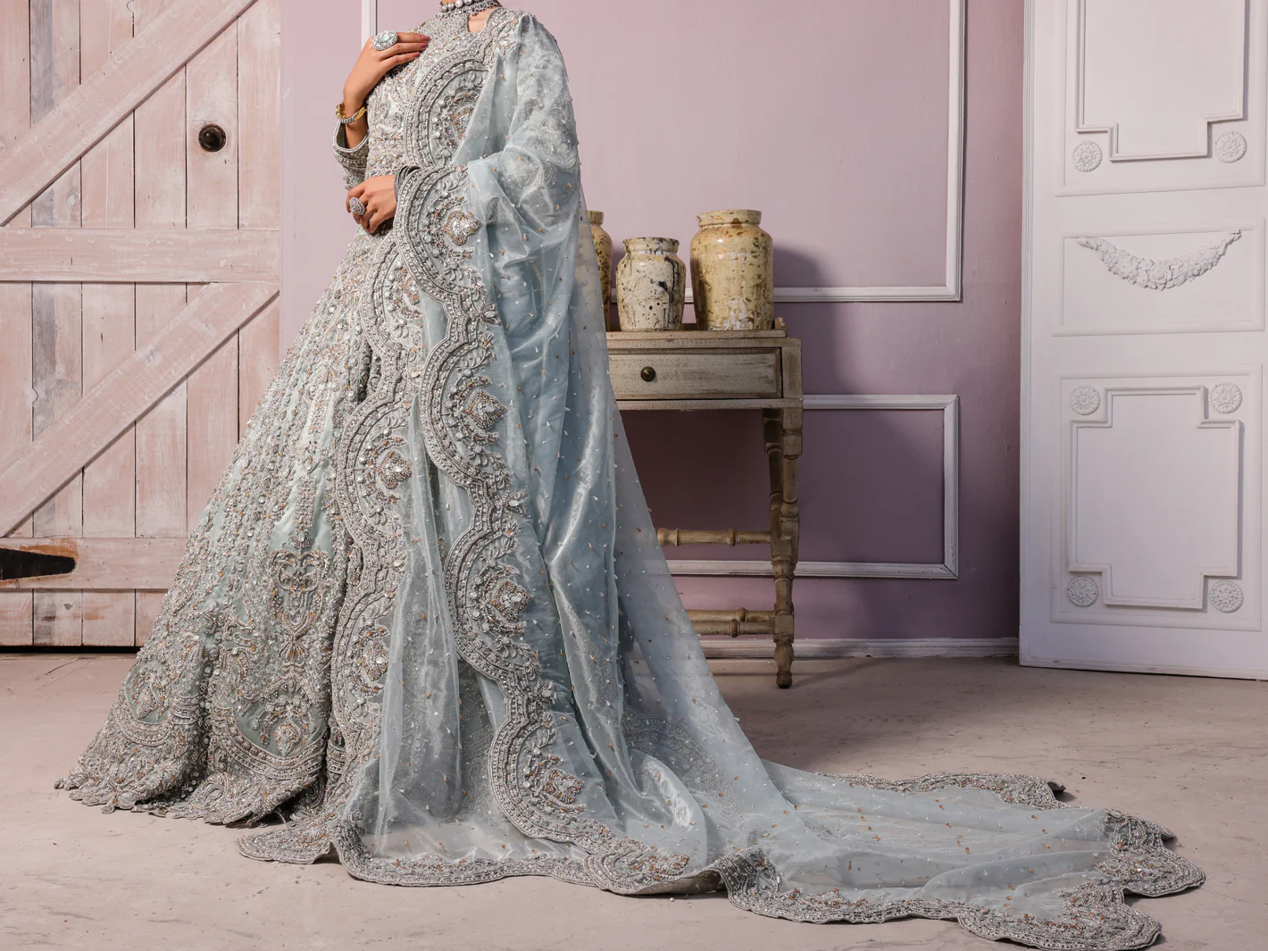 Bridal Dress - AL-BRD-015 - Image 4