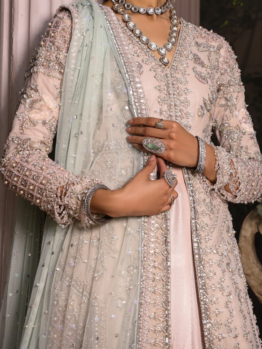 Bridal Dress - AL-BRD-017 - Image 3