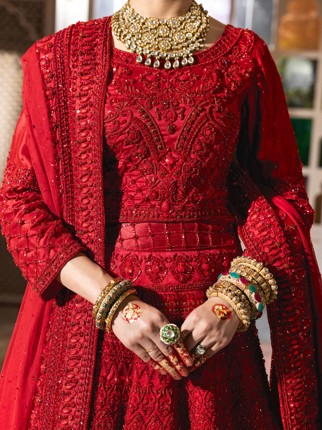 Bridal Dress - AL-BRD-028 - Image 3