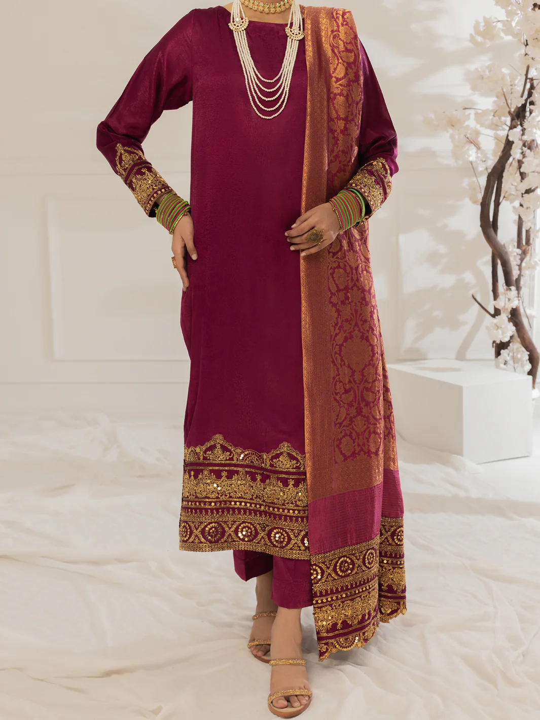 Bridal Dress - AL-BRD-044 - Image 3