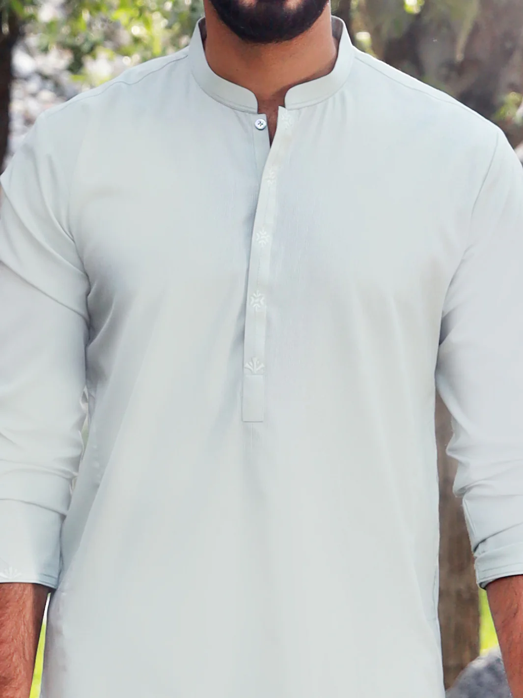Mint Green Kurta - AL-K-1016 - Image 2