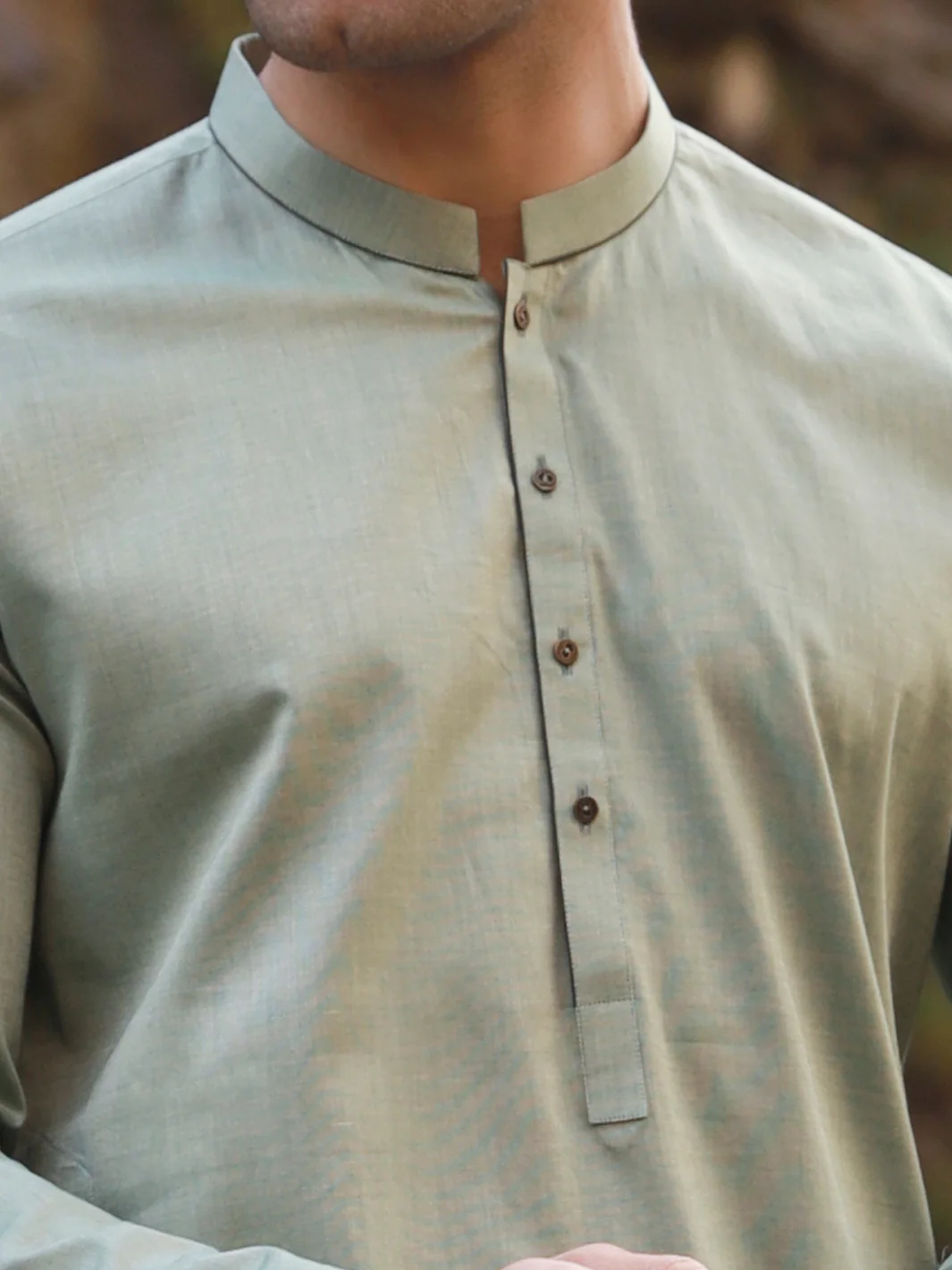 Green Kurta - AL-K-1029 - Image 2