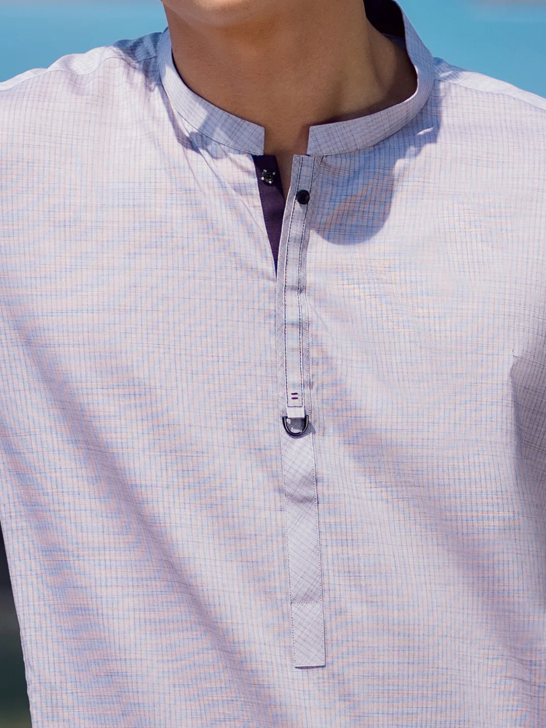 Light Purple Kurta - AL-K-1052 - Image 6