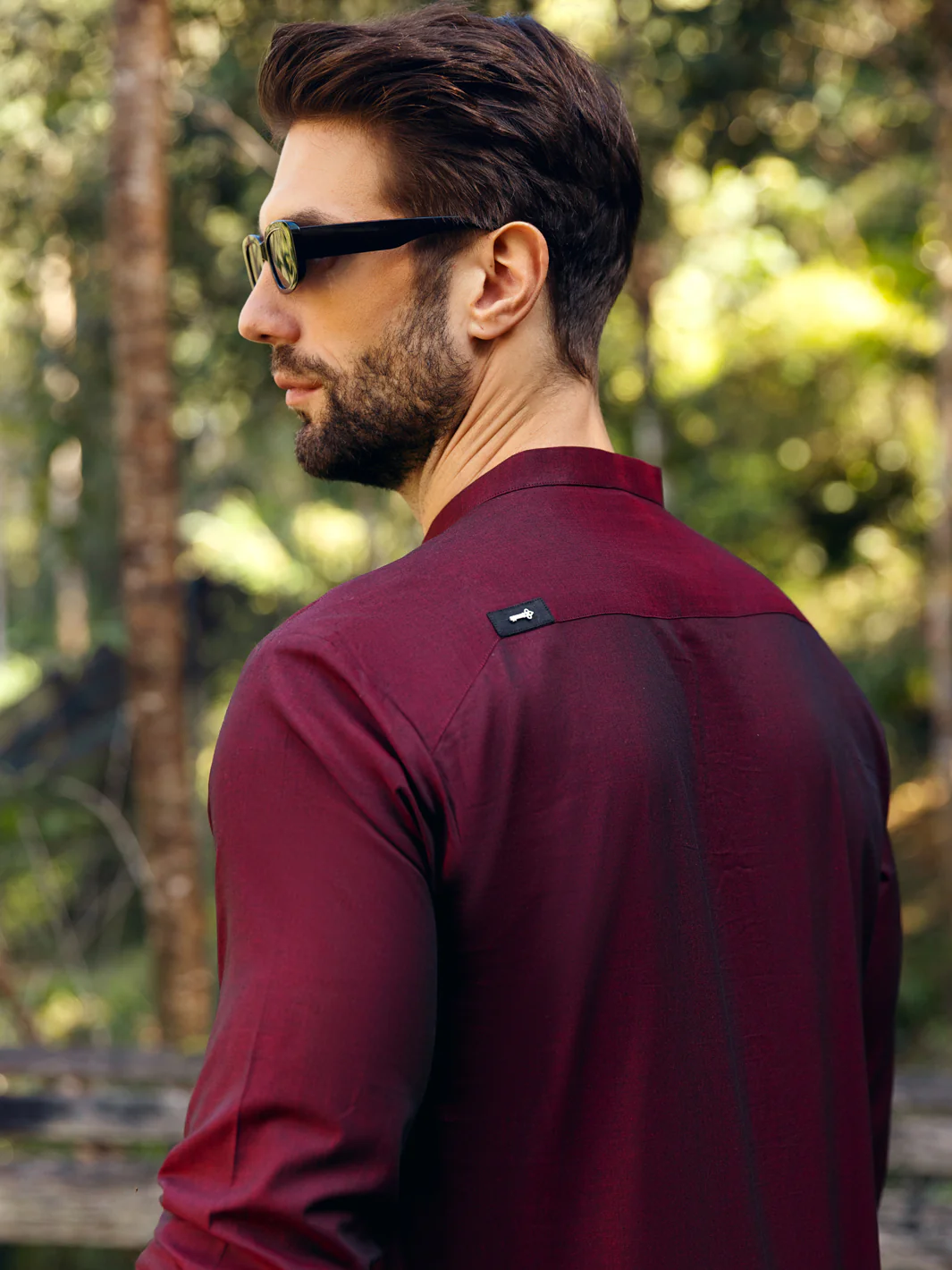 Maroon Kurta - AL-K-1067 - Image 2