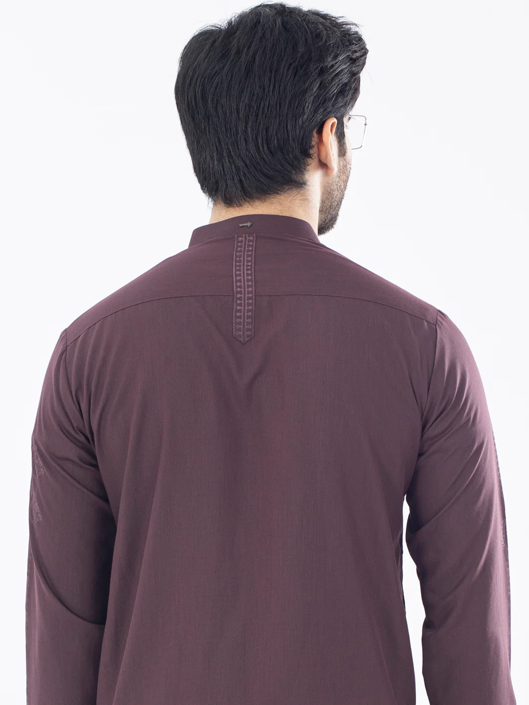 Maroon Kurta - AL-K-1092 - Image 2