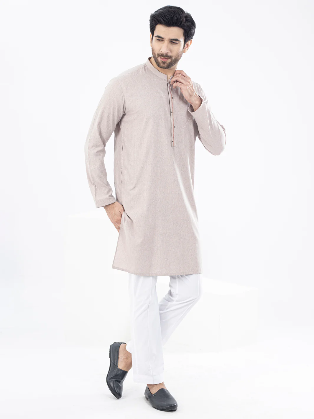 Tea Pink Kurta - AL-K-1108