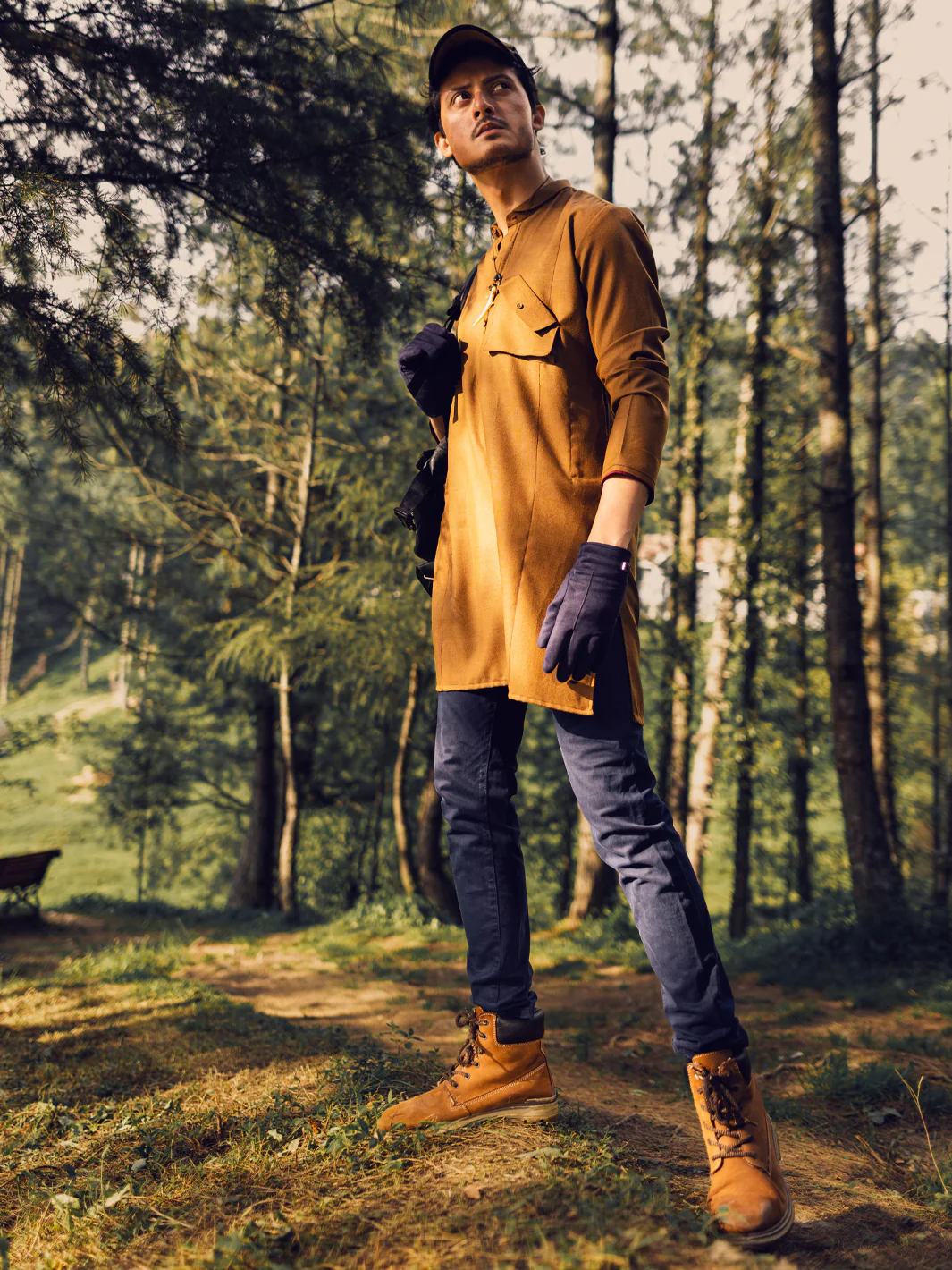 Brown Kurta - AL-K-1111A