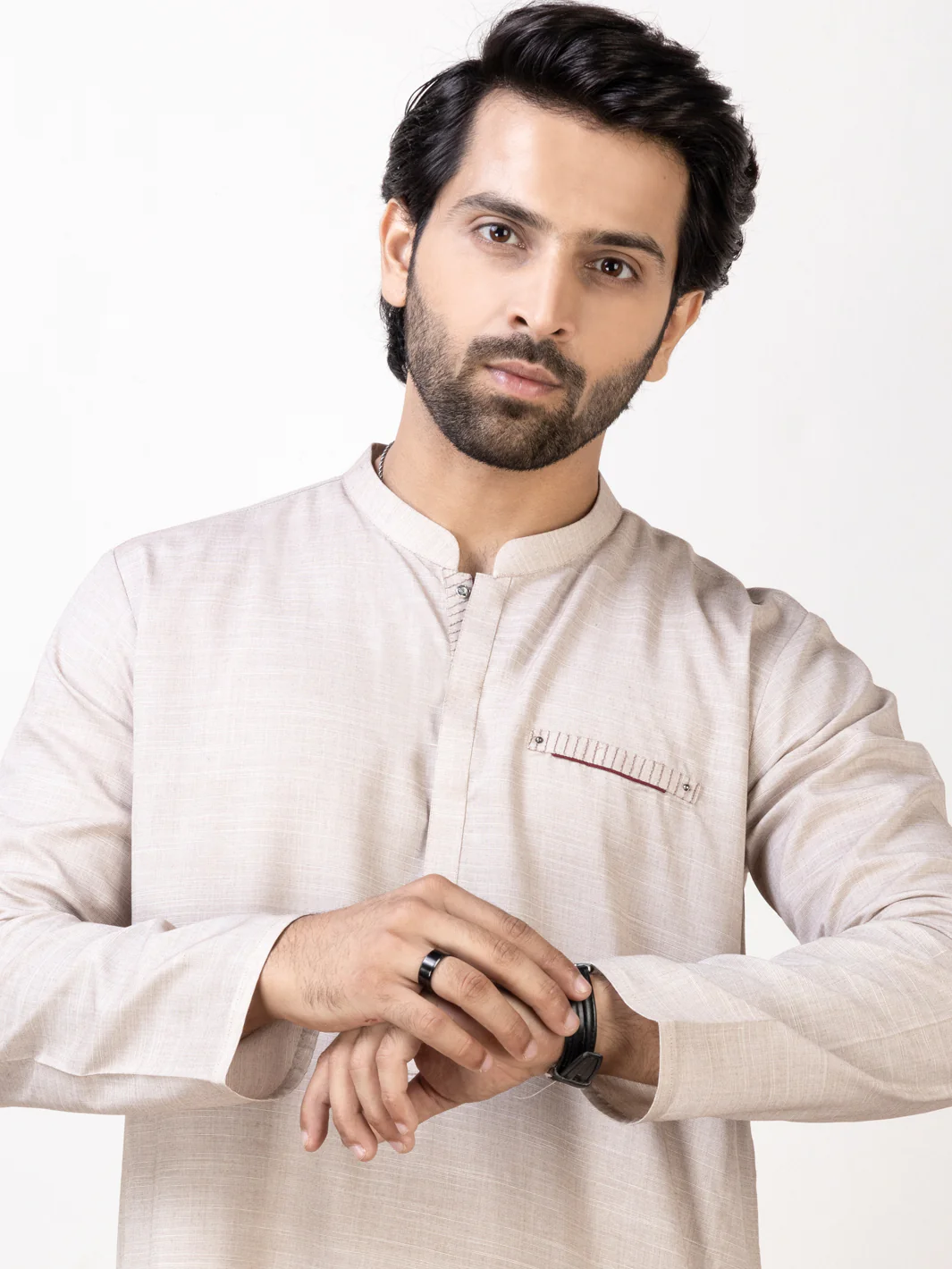 Fawn Kurta - AL-K-1113A - Image 3