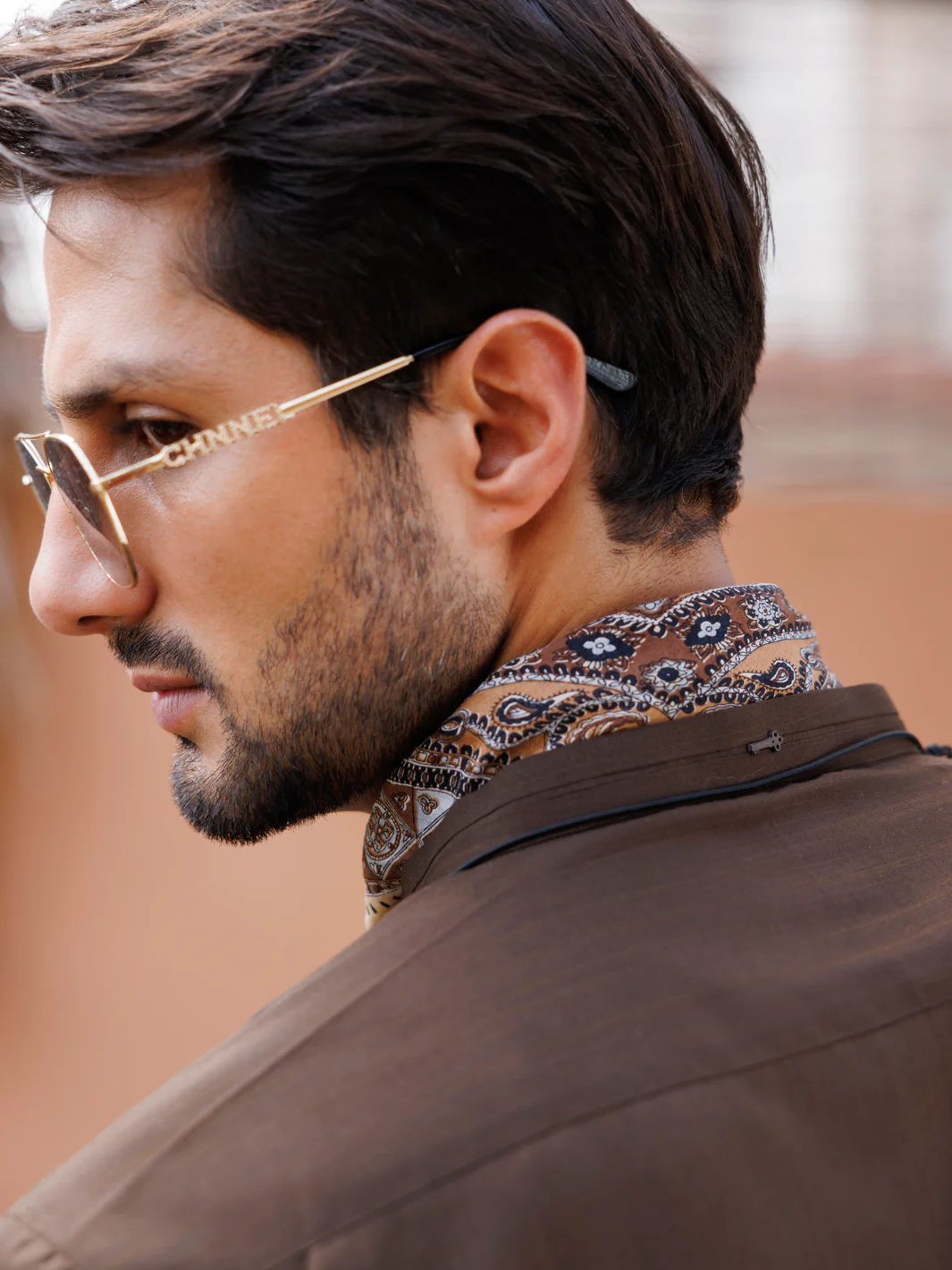 Green Blended Kurta - AL-K-1227 - Image 4