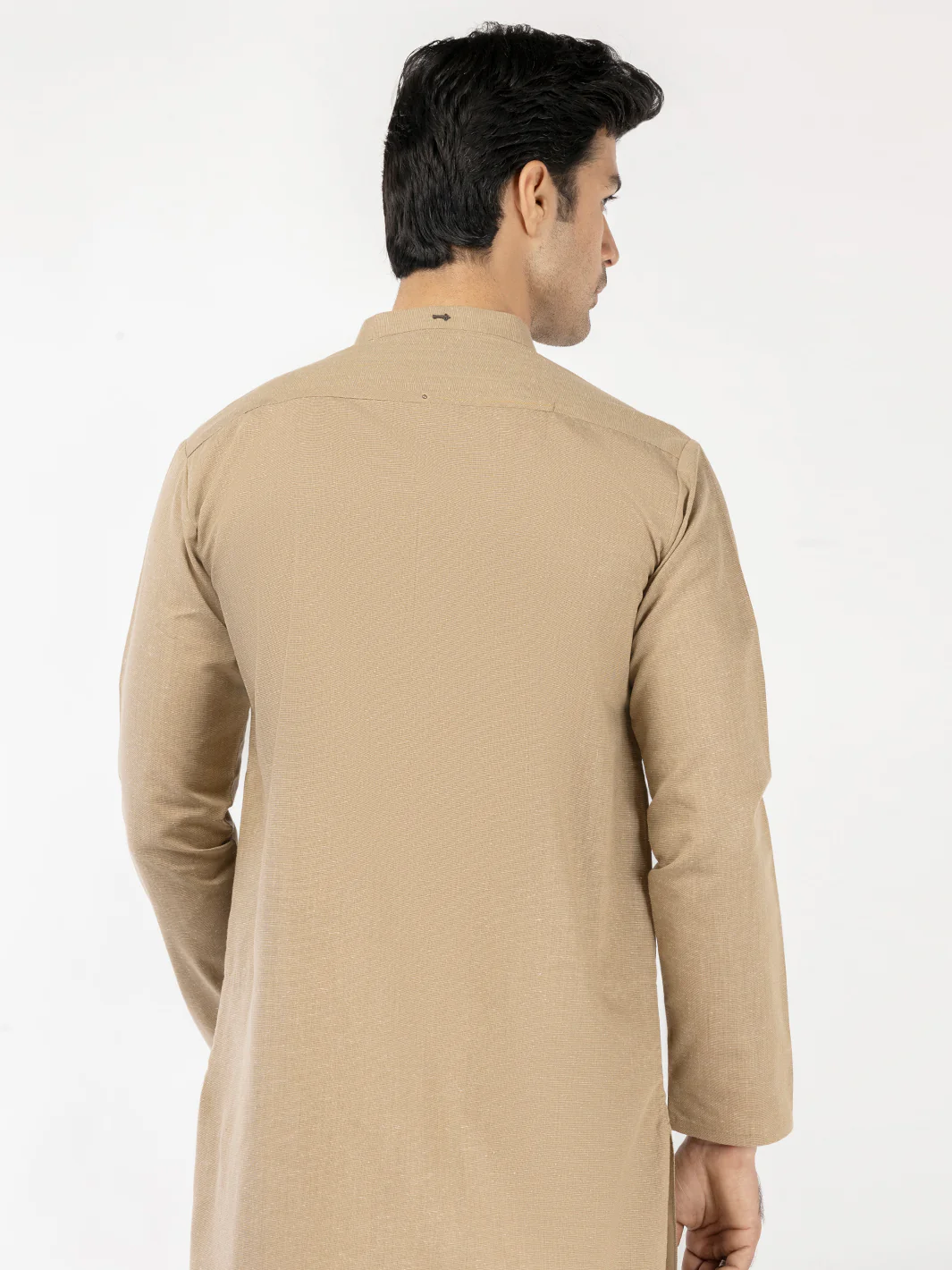 Fawn Blended Kurta - AL-K-1241 - Image 3