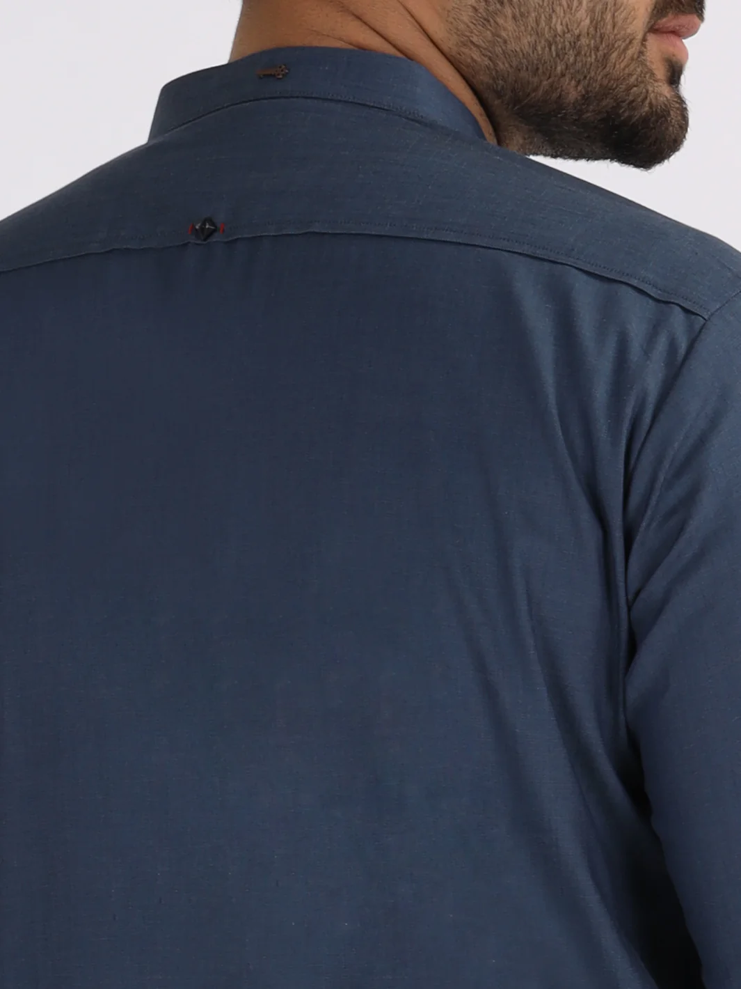 Blue Blended Kurta - AL-K-821 - Image 2