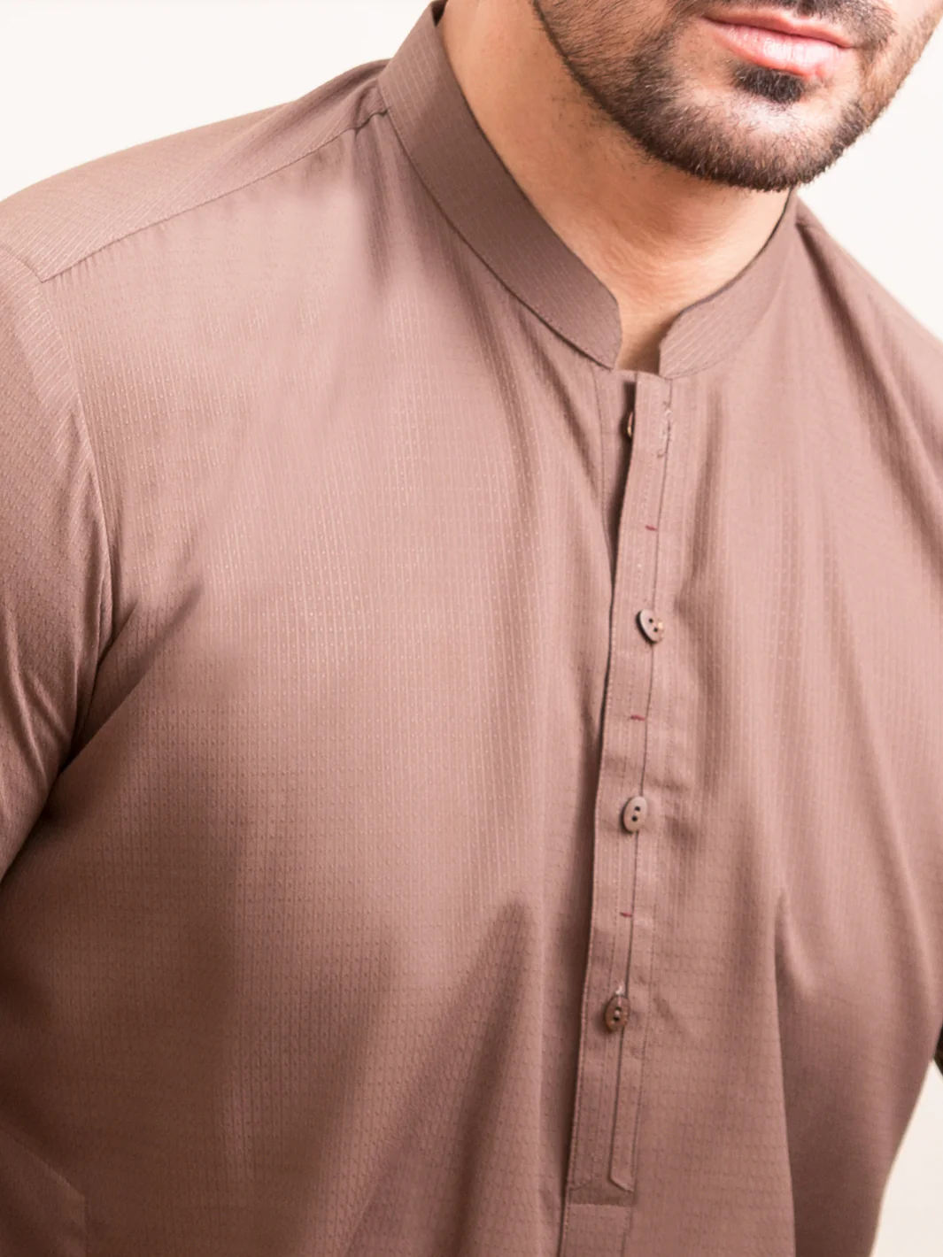 Brown Blended Kurta - AL-K-935 - Image 3