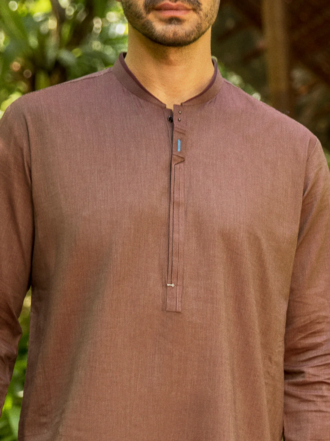 Maroon Cotton Kurta - AL-K-999 - Image 2