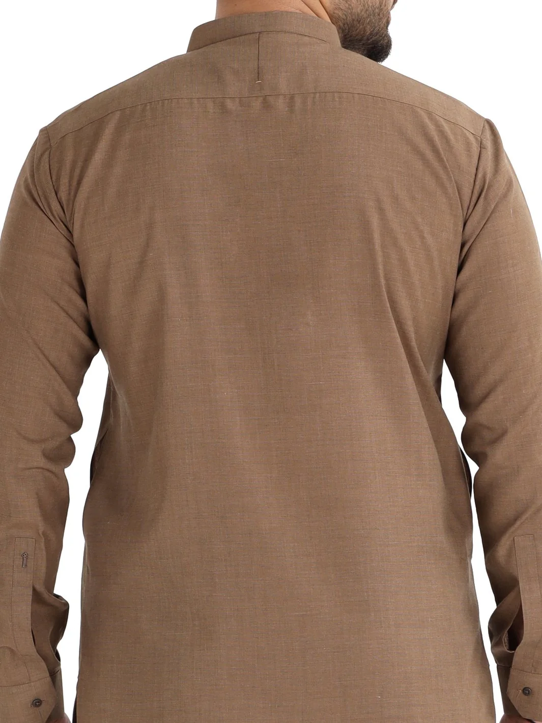 Brown Blended Kurta Pajama - AL-KS-2490-R1 - Image 3