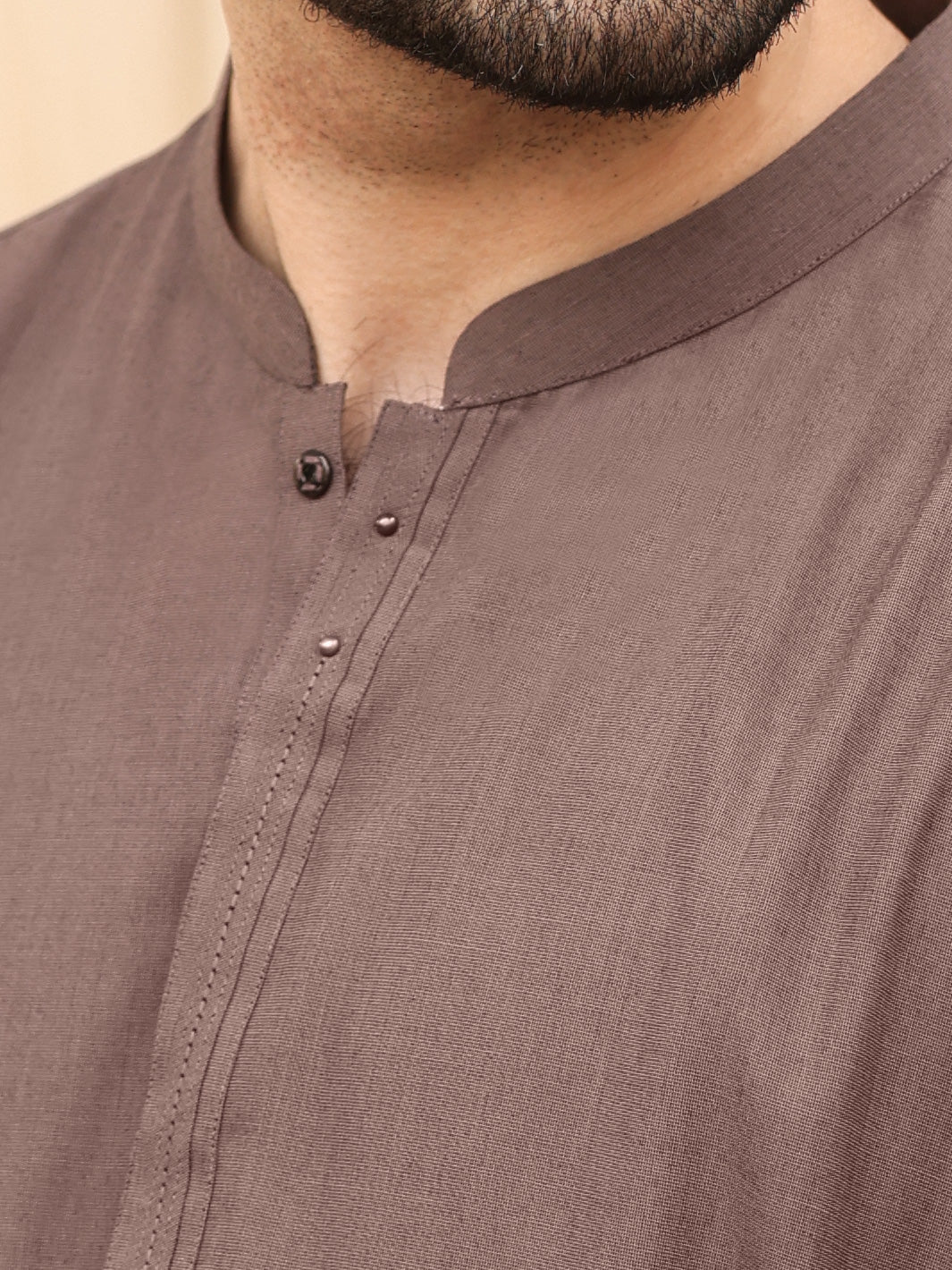 Light Purple Blended Kameez Shalwar - AL-KS-2619 - Image 3