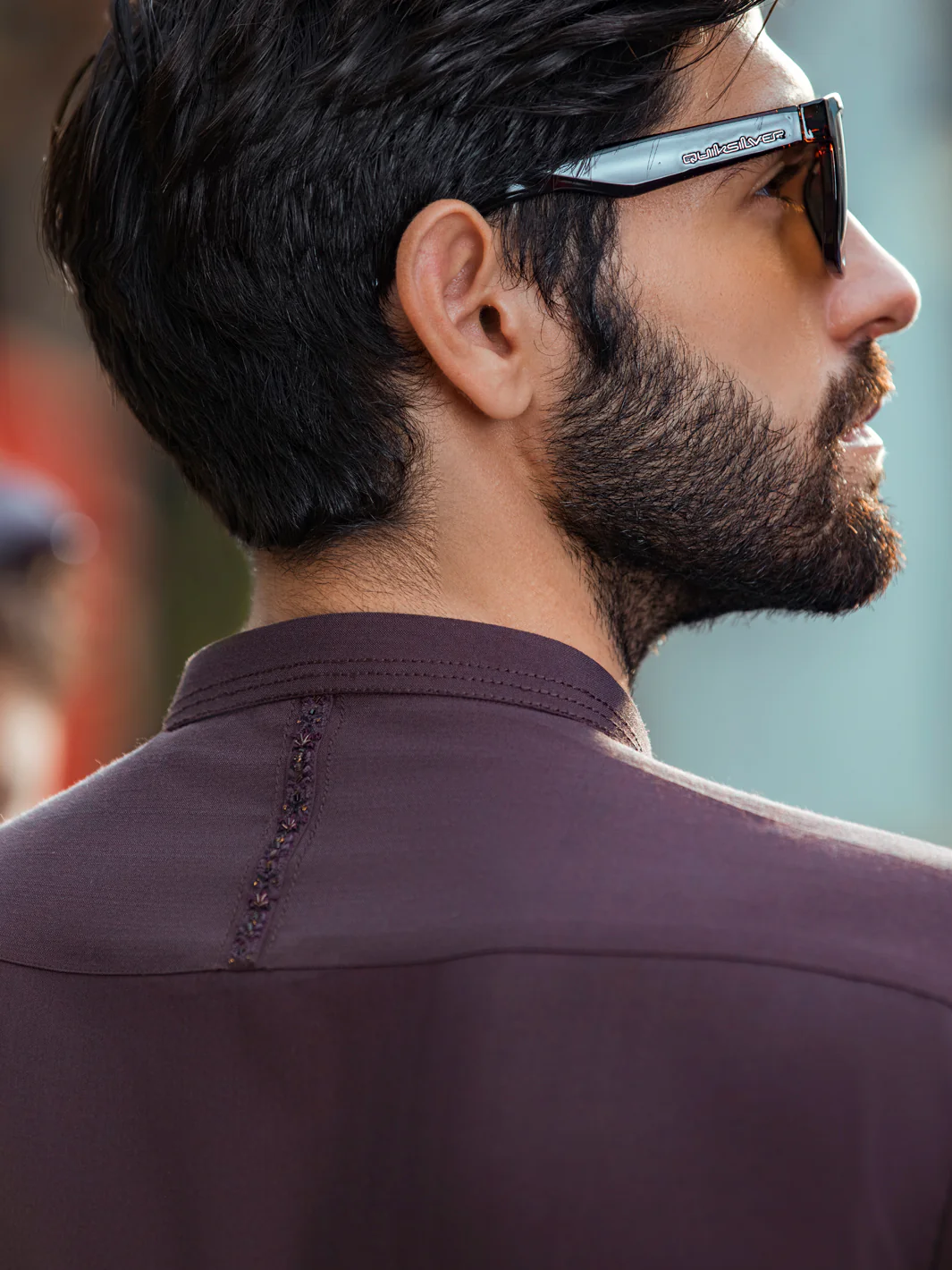 Burgundy Kurta Shalwar - AL-KS-2726 - Image 6