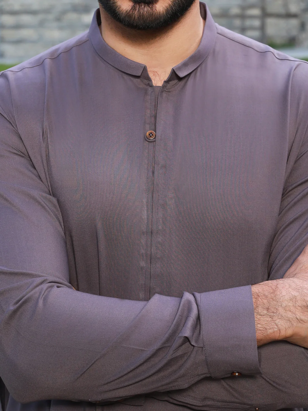 Purple Kameez Shalwar - AL-KS-2760 - Image 3