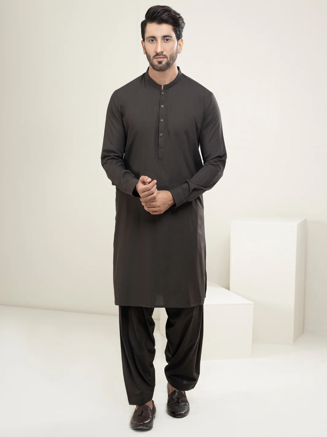 Kahi Green Kameez Shalwar - AL-KS-2965