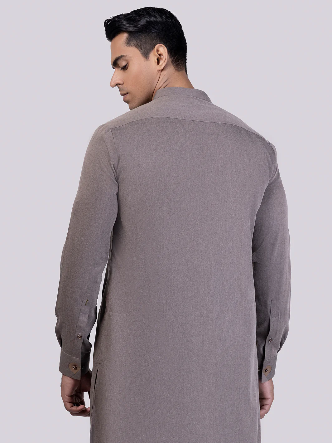 Brown Kameez Shalwar - AL-KS-3020 - Image 2