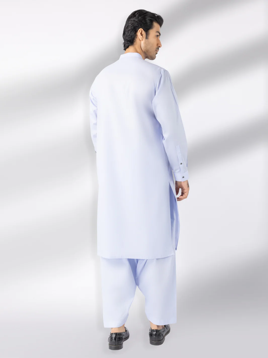 Lavender Blended Kameez Shalwar - AL-KS-3243C - Image 2