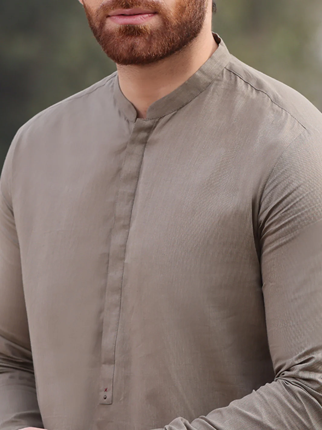 Green Cotton Kurta Pajama - AL-KT-2555 - Image 2