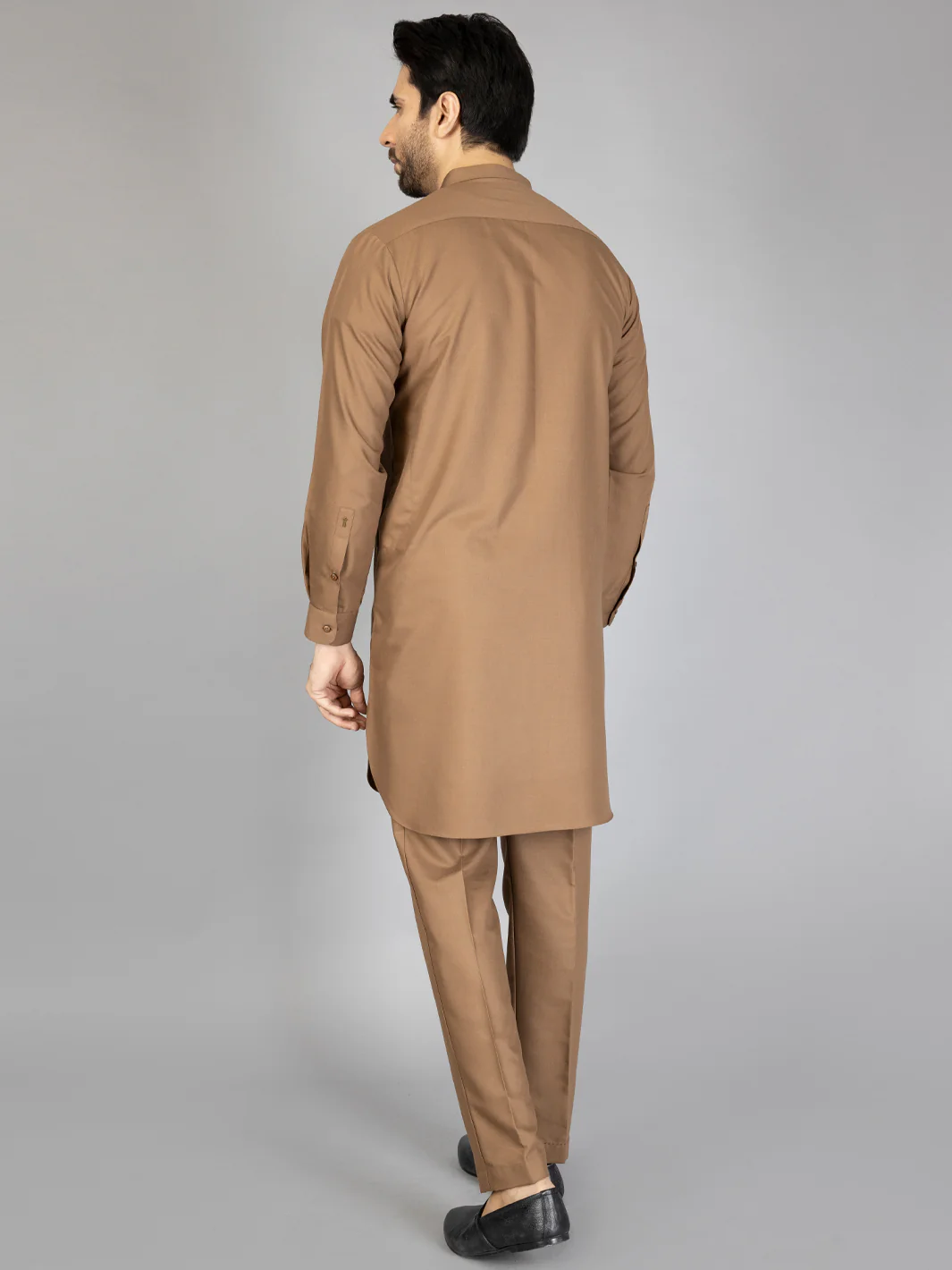 Camel Blended Kurta Trouser - AL-KT-2876 - Image 3