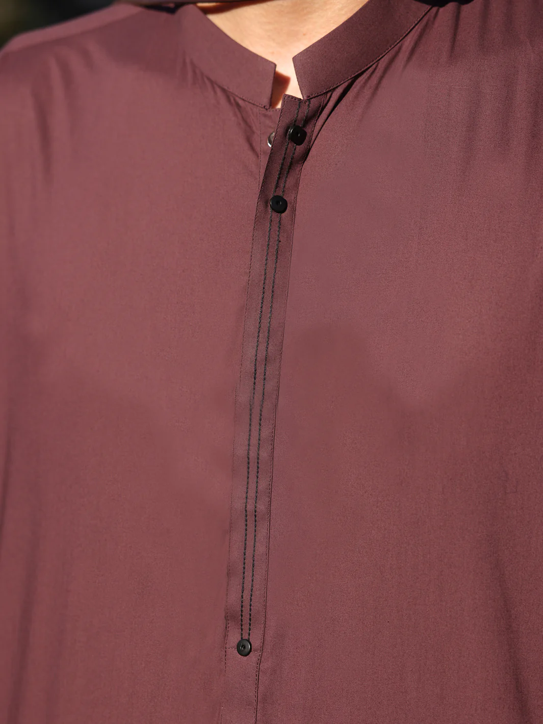 Purple Cotton Kurta Trouser - AL-KT-2981 - Image 4