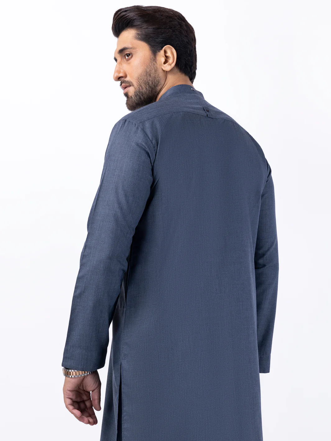Grey Blended Kurta Trouser - AL-KT-3066 - Image 3