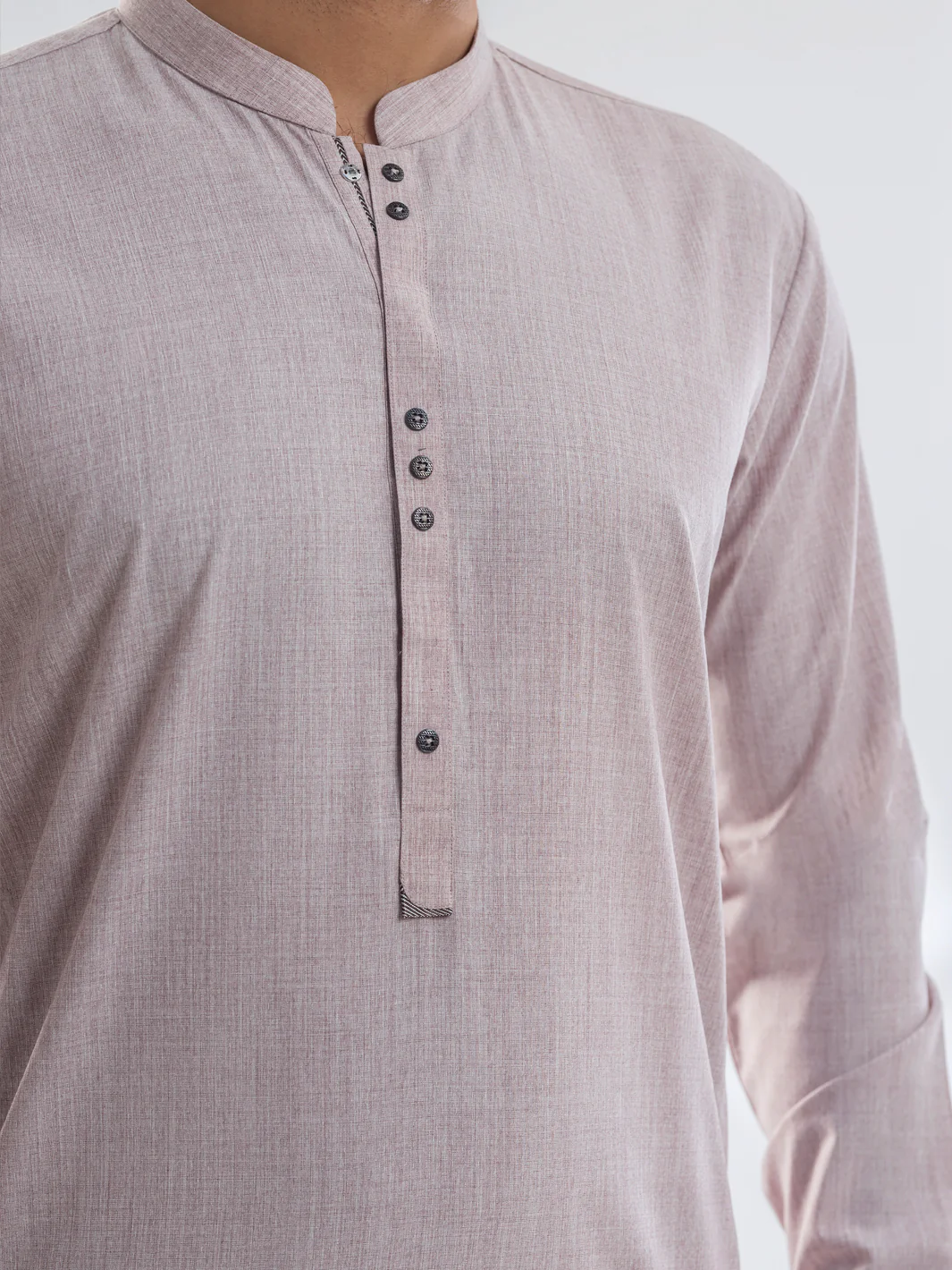 Dark Pink Blended Kurta Trouser - AL-KT-3088 - Image 4