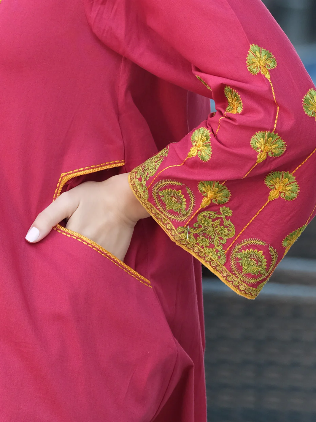 Red Lawn Tunic - AL-LK-745 - Image 3